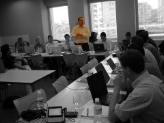 Rotan Hanrahan chairing workshop, Spain 2006